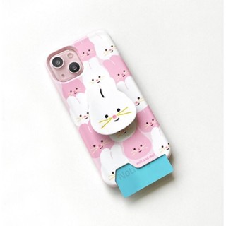 พร้อมส่ง!! Mill &amp; Moi 🐇🐇 Bunny Ping Card for iPhone  14Pro/14 Pro Max - Bunny Ping Card Hard Case🐰🐰