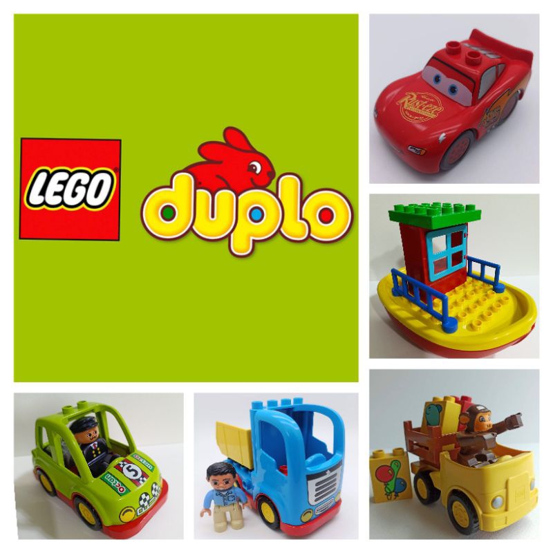 * LEGO Duplo's: รถ เครื่องบิน รถไฟ **มือสอง** (ได้ทั้งหมดในแต่ละรูป)