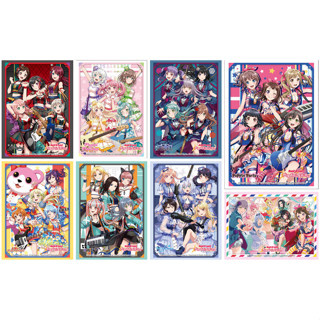 Bushiroad Sleeve BanG Dream! PoppinParty, Afterglow, Pastel*Palettes, Hello, Happy World, Roselia, RAS, Morfonica 2022