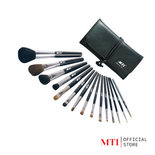 MTI (ZBRS-15) Accessories PROFESSIONAL BRUSH SET ชุดแปรงแต่งหน้ามืออาชีพ 15 ชิ้น ทำจากขนสัตว์แท้ 100%