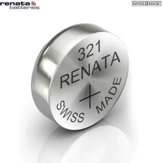 ถ่านนาฬิกา Renata 321 SR616SW ของแท้ Swiss Made 1.55V ถ่านสวิส ถ่านกระดุม ถ่านใหม่ (1 ก้อน)