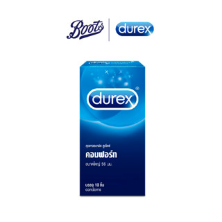 Durex ดูเร็กซ์ คอมฟอร์ท ถุงยางอนามัย 10 ชิ้น