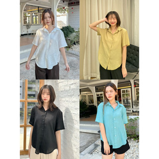 (กรอกโค้ด HELLOX9 ลด75฿) HELLOYELLOWLAND  | BABE shirt เสื้อเชิ้ตแขนสั้น