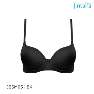 Jintana เสื้อชั้นใน (เสริมโครง) รุ่น Smoothie2 รหัส JBSM05 สีดำ