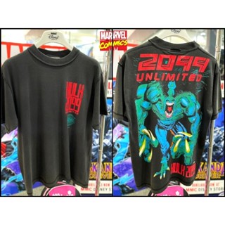 เสื้อMarvel ลาย Hulk 2099 สีดำ ฟอกเฟด ( HP-001 )