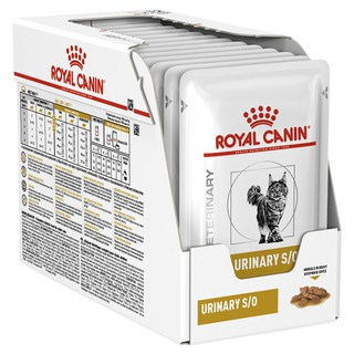 Royal Canin Urinary S/O Pouch โรยัล คานินอาหารแมวสูตรรักษาโรคทางเดินปัสสาวะอาหารเปียกแบบซอง 85 g