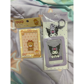 Sanrio Kuromi card holder Tiny Chum acrylic stand