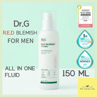 [พร้อมส่ง] Dr.G RED BLEMISH for men 150 ml All in One Fluid ครีมผู้ชาย กลางคืน บำรุงผิวหน้า หน้าขาว หน้าใส