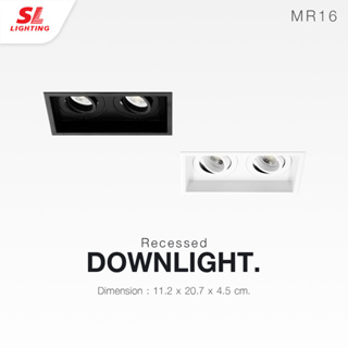 SL LIGHTING | Recessed Downlight โคมไฟดาวน์ไลท์ฝังฝ้า รุ่น SL-6-571-2 ขั้วGU5.3