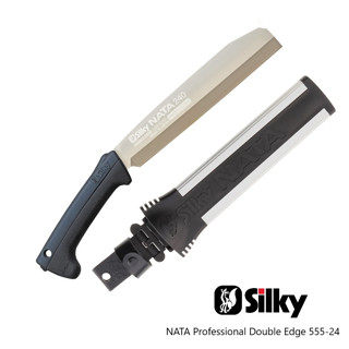 SILKY มีดพร้าสองคม NATA Professional Double Edge 555-18/555-24 ฟันเลื่อย 180/240  มม.