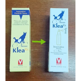 Nano Klea Spray นาโนสเปร์ย50ml สุนัข แมว สัตว์อื่นๆ(lotใหม่เปลี่ยนสีกล่อง)