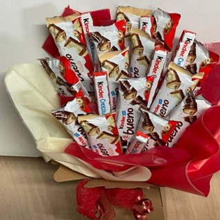 kinder 6 ชิ้น จัดช่อสวยๆ แชทเลือกโทนสีได้