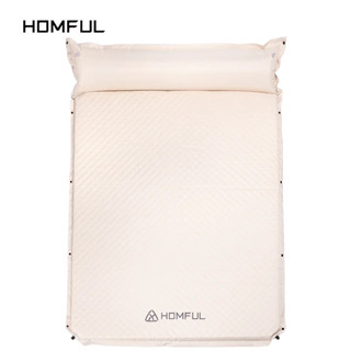 Hitorhike x Homful รุ่นใหม่!! หนา5cm. แผ่นรองนอน ที่นอนพองลมอัตโนมัติ วัสดุTpu มีความแข็งแรงสูง รับน้ำหนักได้ถึง150kg