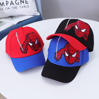 หมวกแก๊ปเด็กลาย Spiderman (NO7) รูปแบบน่ารักผู้ชายผู้หญิงแบบใหม่