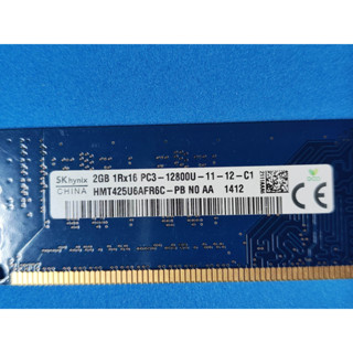 PC Memory DDR3 SK Hynix 2GB 1Rx16 PC3 12800U HMT425U6AFR6C-PB