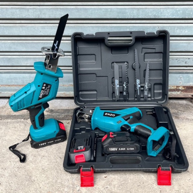 เลื่อยชักไร้สาย ENZO ขนาด 198V & STR & AKITA 168V พร้อมกล่องเก็บ (เลื่อยชักแบต)