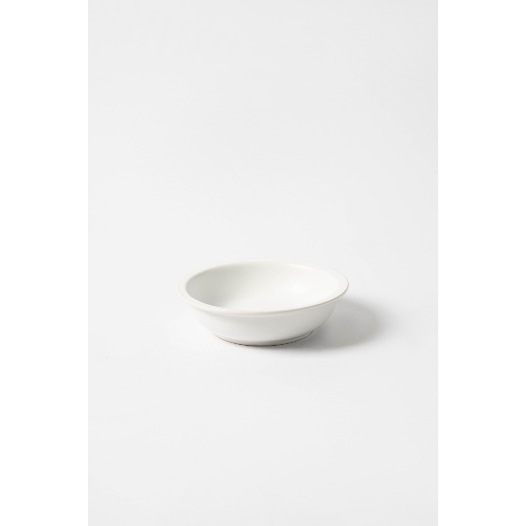 ชาม porcelain ผิวด้าน ใช้คู่กับ set ขาตั้ง catsly.co - catsly.co handcrafted matte white porcelain bowl (without table)