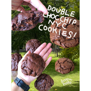 🍪NYC cookies🍪Double chocchip NYC cookies🍪soft cookies ซอฟท์คุกกี้ ชอคโกแลตเข้มข้น🍫