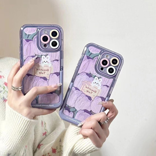 ✨ส่งของขวัญ✨เคสไอโฟน 14 Pro Max 13 12 11 เคส for เคสไอโฟน11 น่ารัก พร้อมขาตั้ง พกง่ายๆ การป้องกันการตก Case