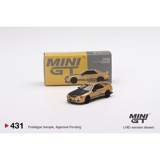 Mini GT No. 431-R Top Secret Gold Nissan Skyline GT-R VR32 [ JAPAN EXCLUSIVE PRODUCT ]