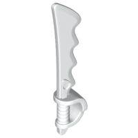[779] ชิ้นส่วนเลโก้ Lego Part Minifigure, Weapon Sword, Cutlass Serrated with Skull Hand Guard (23984) ราคา/ชิ้น