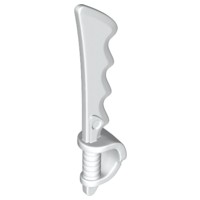 [779] ชิ้นส่วนเลโก้ Lego Part Minifigure, Weapon Sword, Cutlass Serrated with Skull Hand Guard (23984) ราคา/ชิ้น