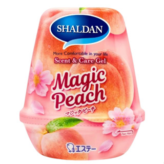 SHALDAN Scent &amp; Care ขนาด 180 กรัม เจลน้ำหอมปรับอากาศ กลิ่น พีช