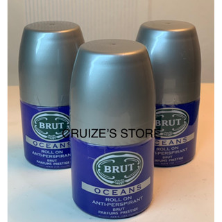 Brut Men, Roll-on, Oceans, Anti-Perspirant, 50 ml, Made in Italy. ลูกกลิ้งระงับกลิ่นใต้วงแขนสำหรับผู้ชาย Oceans, 50 มล