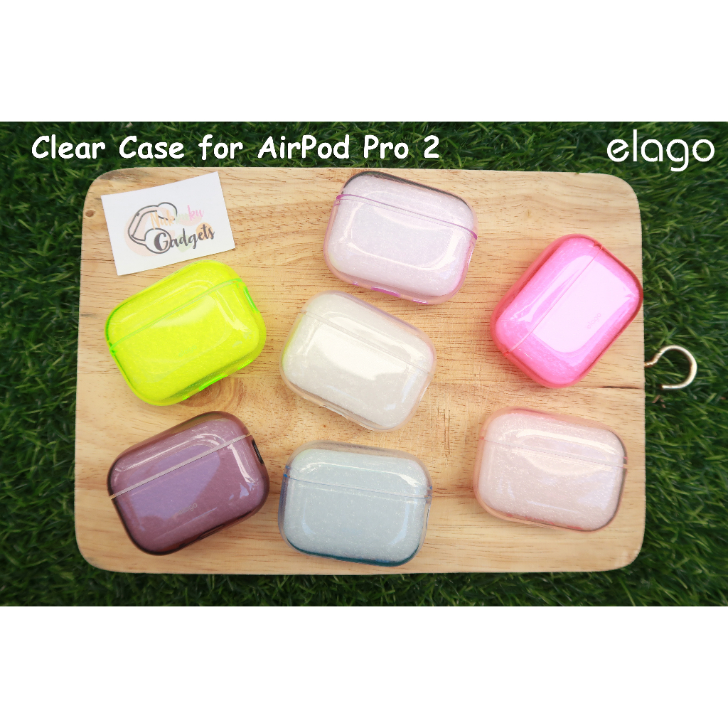 <พร้อมส่ง> Elago AirPod Pro Gen2 Clear Case Transparent ใช้ได้กับ แอร์พอร์ทโปร Gen2