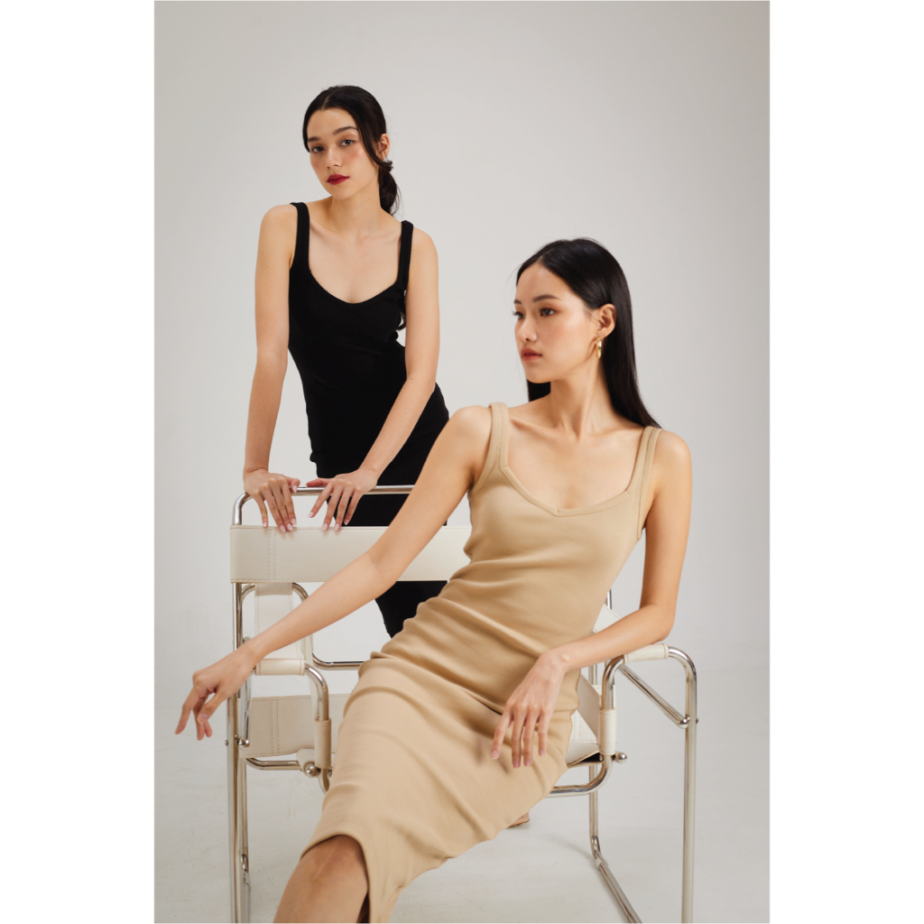 Hustler & Flowers - Broadway Dress เดรสเข้ารูป