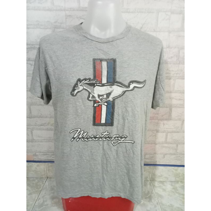 เสื้อยืดแขนสั้นยี่ห้อ Mustang มือสองกระสอบนำเข้า