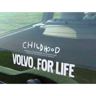 สติ๊กเกอร์ volvo for life สะท้องแสง 3M