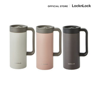 LocknLock - แก้วเก็บความร้อน-เย็น Table Mug 473 มล. รุ่น LHC4247 สีเทา