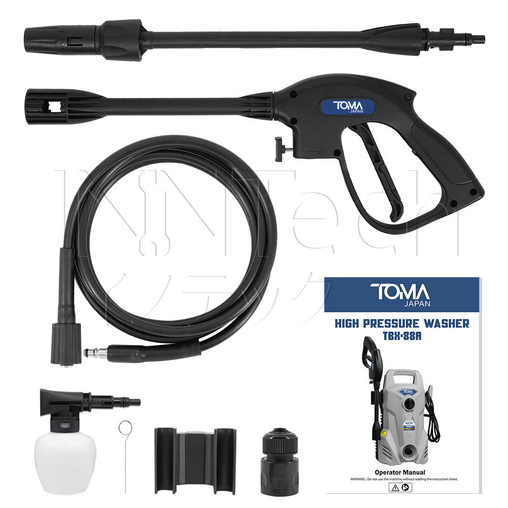 TOMA JAPAN เครื่องฉีดน้ำแรงดันสูง 150 บาร์ 1800 วัตต์ High Pressure Washer เครื่องฉีดน้ำ รุ่น TBX-88A - รูปที่ 5