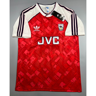 เสื้อบอล ย้อนยุค อาเซนอล เหย้า 1990 Retro Arsenal Home เรโทร คลาสสิค 1990-92