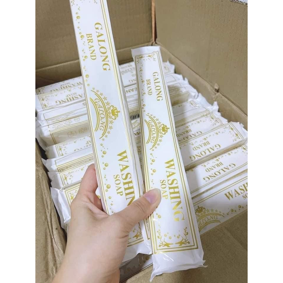 สบู่ซักผ้าขาว สบู่กาลอง GALONG ยกลัง 100ก้อน