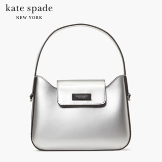 KATE SPADE NEW YORK SAM ICON METALLIC PATENT MINI HOBO BAG KA388 กระเป๋าสะพาย