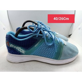 Reebok  Size 40 ยาว 26 รองเท้ามือสอง ผ้าใบ แฟชั่น ทำงาน ลำลอง เดิน  เที่ยว วิ่ง ออกกำลังกาย เกรด A+(P2)