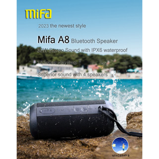 2023 the newest style Mifa A8 Bluetooth Speaker 30W Stereo Sound with IPX6 waterproof 12 hours playtime superior sound