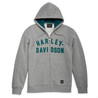 เสื้อฮู้ดสีเทาลิขสิทธิ์แท้จาก Harley Davidson 96019-23VM