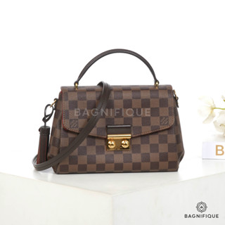 LV CROISETTE EBENE DAMIER CANVAS GHW