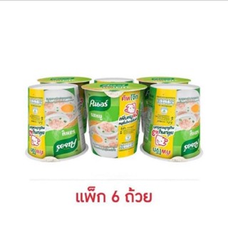 คนอร์คัพโจ๊ก ทุกรสชาติ 32กรัม แพ็ค6ถ้วย