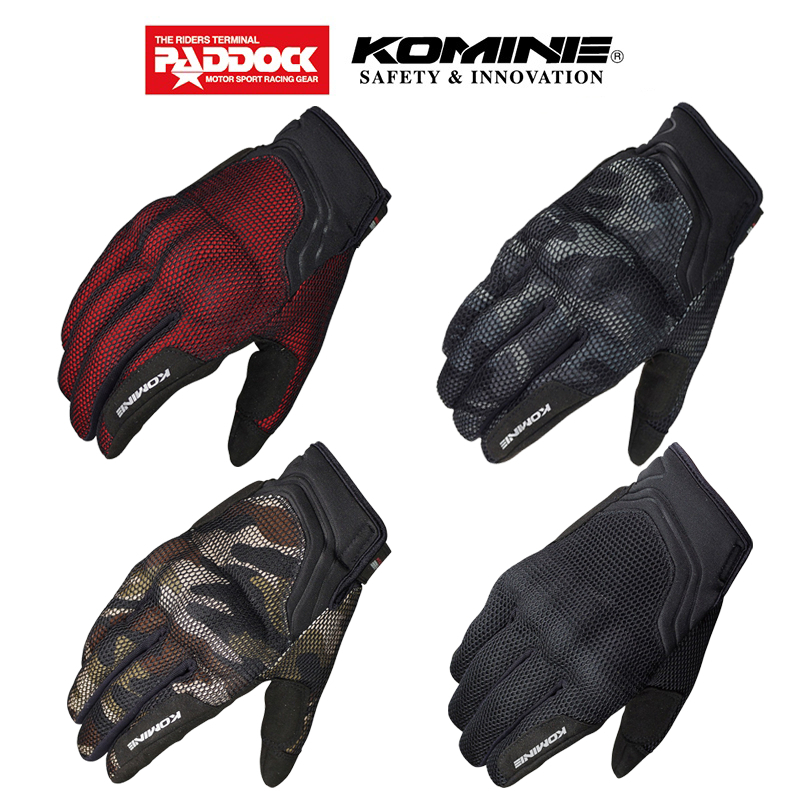 KOMINE ถุงมือ รุ่น GK-194 รุ่นใหม่ล่าสุด ของแท้จากผู้นำเข้า 100% ***กรุณาอ่านรายละเอียดก่อนสั่ง***