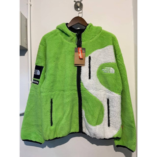 เสื้อแขนยาวฮู้ดดี้ The north S Hooded Fleece Jacket Green💚