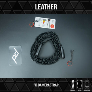 สายคล้องกล้องหนังแฮนด์เมด สีดำ Peak design handmade Camerastrap Leather Black