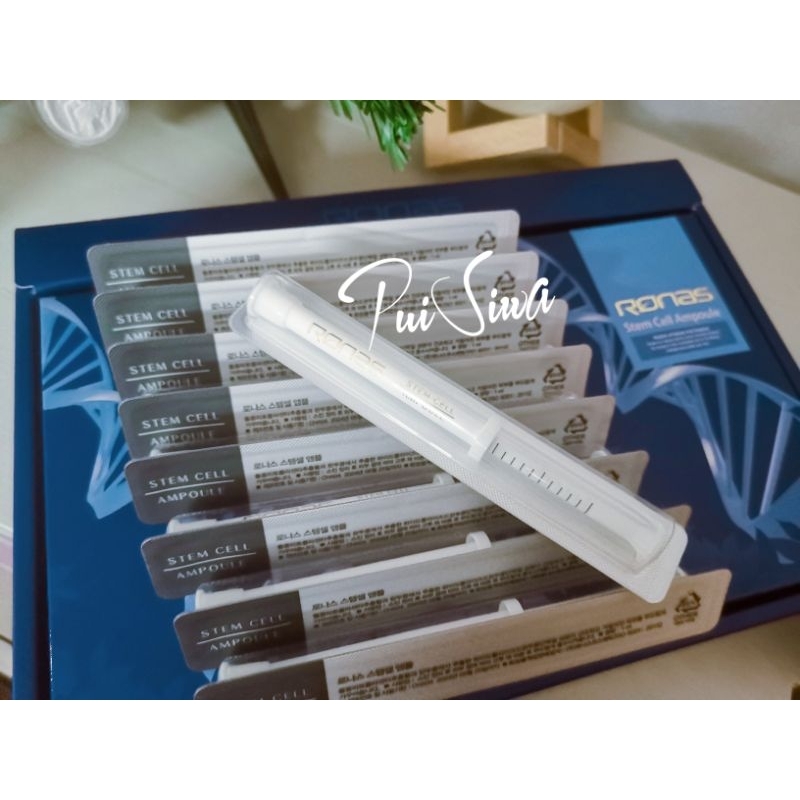 สเต็มเซลล์​ stem​Cell-Ampoule​  Ronas​ หน้าใสจากเกาหลีอันดับ1แบ่งขาย10หลอดปริมาณ​1ml.