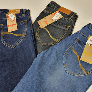 กางเกงยีนส์ขาเดฟ(ผ้ายืด) Lona Jeans เป้าซิป มีไซส์ 28”-36” (809)