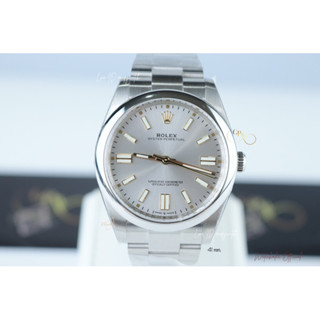 Rolex OP 41 mm. Silver dial automatic swiss movement