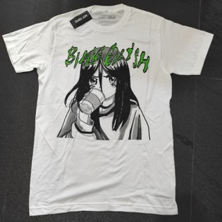 เสื้อวง​ Billie Eilish ลาย Animé ลิขสิทธิ์​แท้ ปี2021