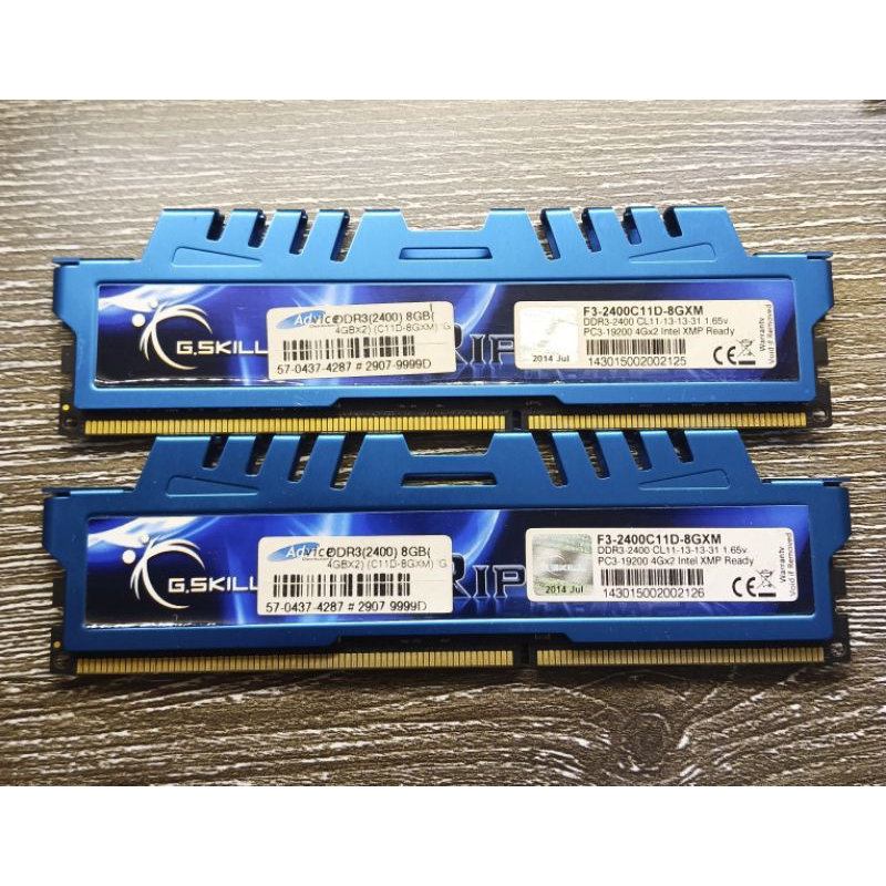 RAM PC 8GB(4x2) DDR3/2400 G.SKILL RIPJAWS X